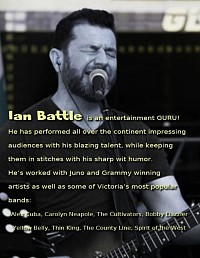 Ian Battle Victoria Live Music Live Music Artist